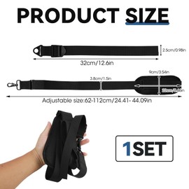 Carry strap for brush cutter, adjustable shoulder strap with shoulder pad, adjustable brush cutter carrying strap, universal, brush cutter strap for grass trimmer, shoulder strap brush cutter, brush