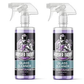 Hoosier Daddy 16oz Glass Cleaner - Streak-Free Formula for Crystal Clear Windows, Mirrors, and Glass Surfaces, Easy Spray Application for Multi-Use on Cars, Trucks, SUV, House, and More(2-Pack)