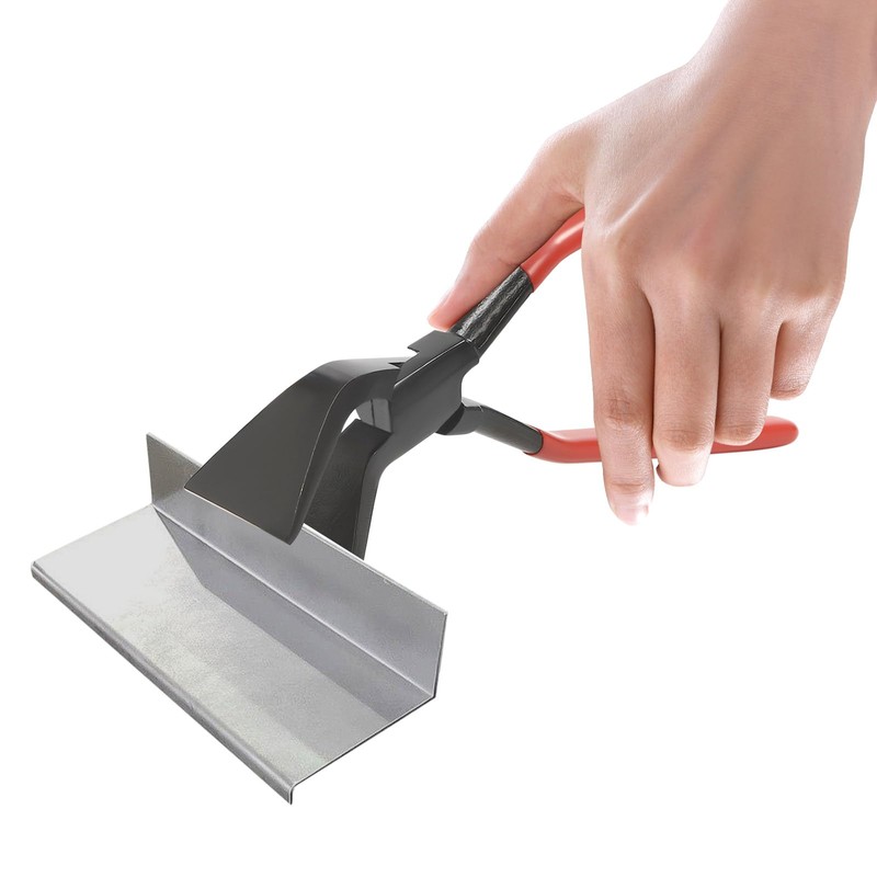WUSILILU 3-Piece Hand Seamers Sheet Metal Tools, 45° & 90°