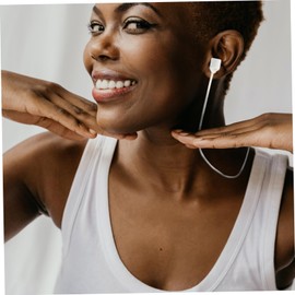 jojofuny 4pcs Magnetic Anti-Lost Straps for Sports Earphones Lightweight Earphone Accessory for Jogging Running Dancing Fitness and Yoga Compact and Portable Design