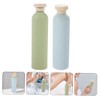 Mikinona 2pcs Travel Toiletry Bottles Leakproof Refillable Squeeze Bottles for