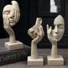 prosfalt 3 Pcs Thinker Statue,Modern Home Resin Sculptures,Collectible Figurines for