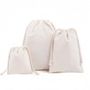 MEIQIAOLEI Drawstring Bag, Plain, Large, (S,M,L, 3-piece Set) Drawstring Solid