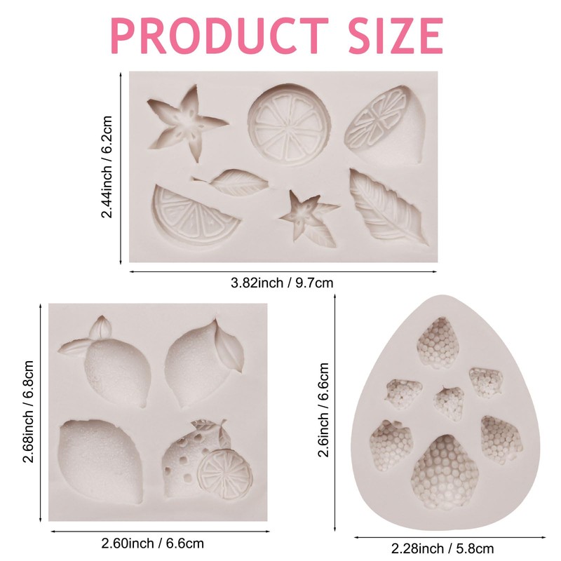 Lemon 3pcs mold(M21)