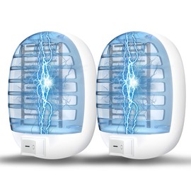 2 Packs Bug Zapper Indoor, Fly Traps for Indoors, Insect Traps for Home Mosquito Killer for Kids & Pets, Home, Kitchen, Bedroom, Baby Room, Office-14