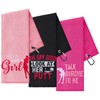 3 Pack Funny Golf Towel Embroidered Golf Towels for Golf