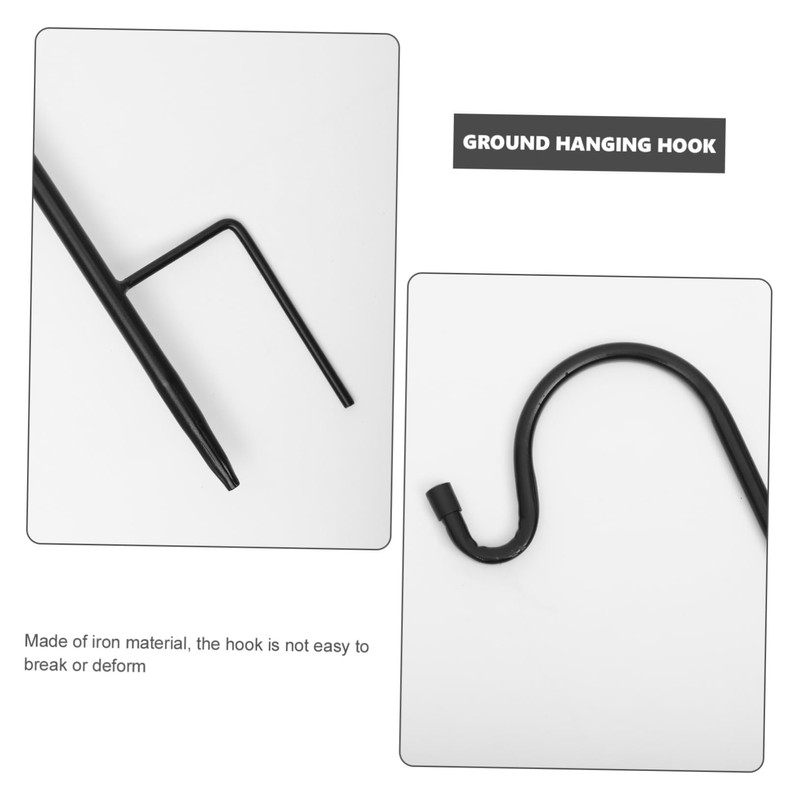 Abaodam Garden Shepherd Hook Detachable Rustproof Iron Hanging Hook for