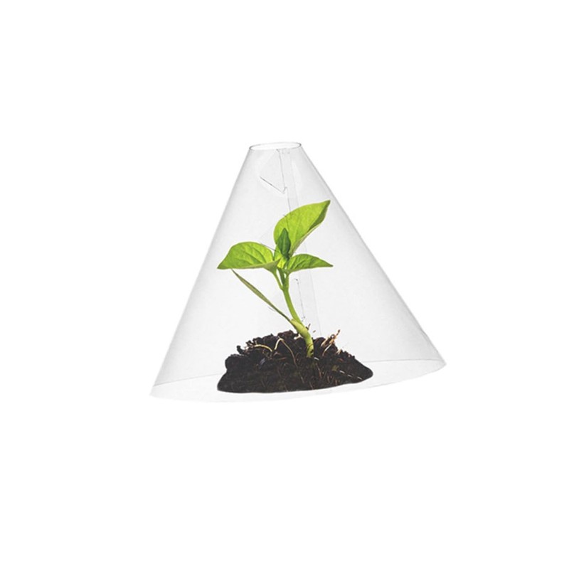 Operitacx 10 pcs Transparent Plant Covers Bell Shaped Protective Cloches