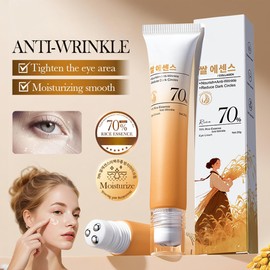 MIESCHER Rice Essence Eye Cream, Rice Essence Anti-Wrinkle Eye Cream With 70% Rice Essence Extract, Deep Moisturizing Nourish Reduce Dark Circles Under Eye Cream for Fine Wrinkles & Puffiness, 0.7oz.