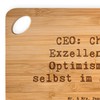 Mr. & Mrs. Panda Bamboo Chopping Board Saying CEO Optimism