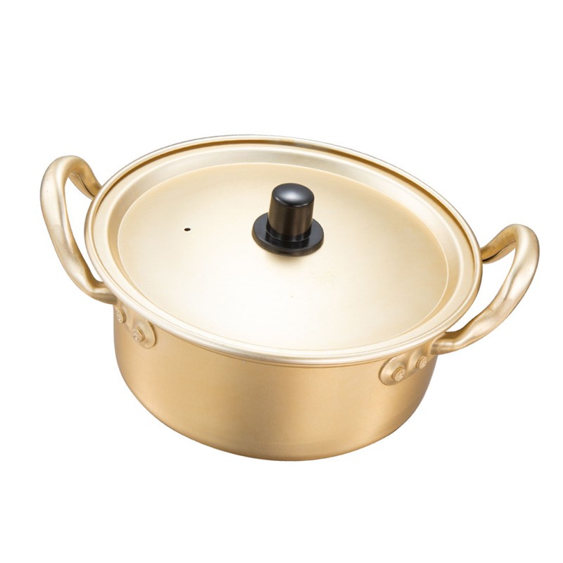 Ramen Pot Korea Ramen Cooking Pot Double Handle Aluminum Fast