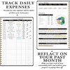 Budget Planner Account Book Monthly Expense Tracker, Saving Tracker, Debt