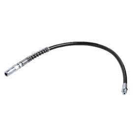 ARES 54032-18-inch Grease Gun Flex Hose - Working Pressure Rating of 4,500 PSI - Coil Spring Provides Non-Slip Grip and Prevents Kinking – Heavy Duty Coupler Included