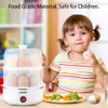 2-tier Egg Cooker Large 14 Eggs Capacity, Tomorotec Electric Rapid