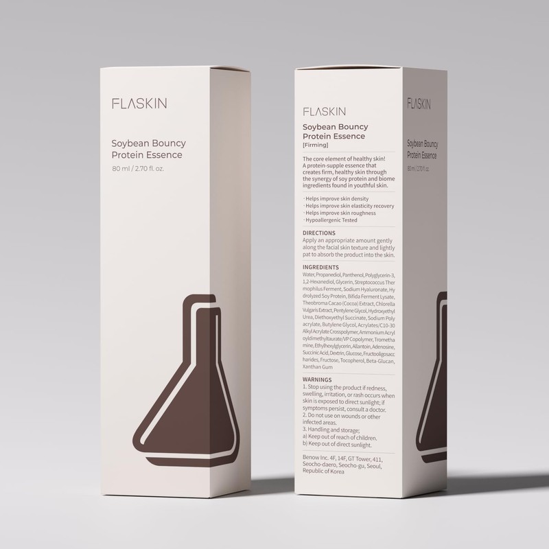 FLASKIN Skin Barrier Essence | Soybean Bouncy Protein Essence |
