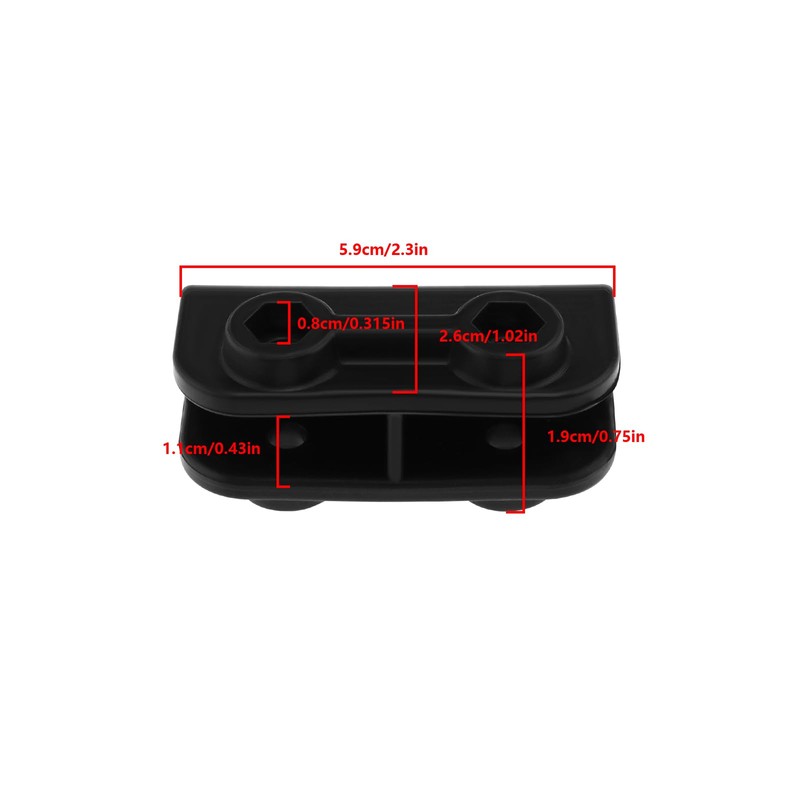 LT Easiyl 4Pcs Rectangular Bracket 2-Way Pop-up Gazebo Connector Tent
