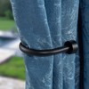 Drapery Holdback,Quality Metal Decorative Curtain Holdbacks with Zinc Alloy Cap