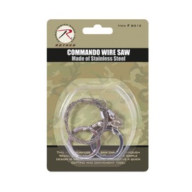 Rothco Commando Wire Saw, Silver, O/S