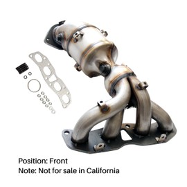 FortunaFlow Exhaust Manifold Catalytic Converter Compatible with Nissan Altima 2007 2008 2009 2010 2011 2012 2.5L Front(EPA Compliant-high flow standard)