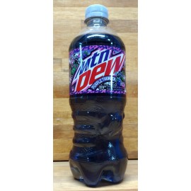 Mountain Dew Rare Mtn Dew Purple Thunder 20 OZ Bottle Full Unopened Mountain Dew