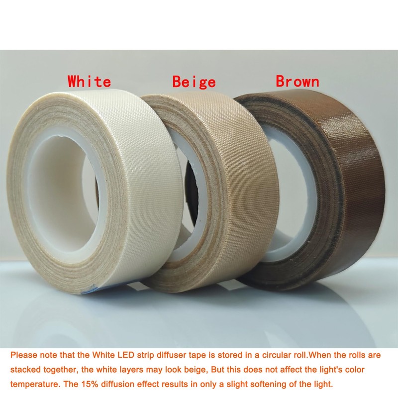 Light Soften Tape 2 PCS 0.78inx32.8ft LED Light Strip Masking
