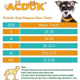 Dog Sanitary Panties Pet Panties for Girl Dogs Period, Washable & Reusable Female Dog Diapers Pet Dog Princess Dress Pants for Dogs in Heat, Incontinence or Excitable Urination (Medium, Black)