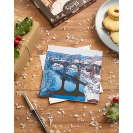 UK Greetings Multipack of 16 Christmas Cards for Him/Her/Friend - 4 Snowy Designs