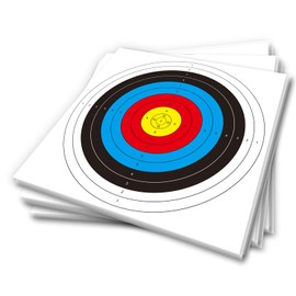 20pcs Archery Targets Paper,Bow and Arrow Target for Hunting Backyard,Standard Archery 10 Rings Competitive Target Faces for Archery Target Practice Accessories