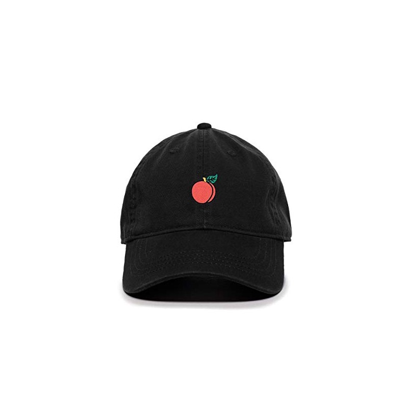Tech Design Peach Baseball Cap Embroidered Cotton Adjustable Dad Hat