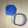 Cuticuter Fosil Animal Crossing Cookie Cutter, Blue