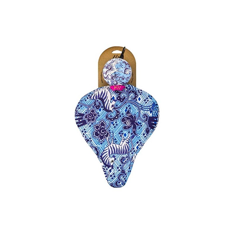 Liix Saddle Cover & Bicycle Bell Set Beauty, Catalina Estrada