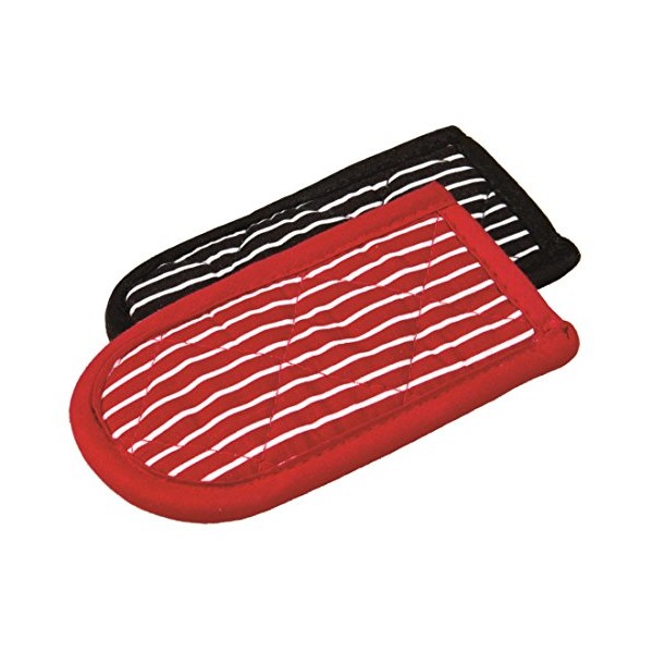 Lodge Striped Hot Handle Holders/Mitts, Set of 2