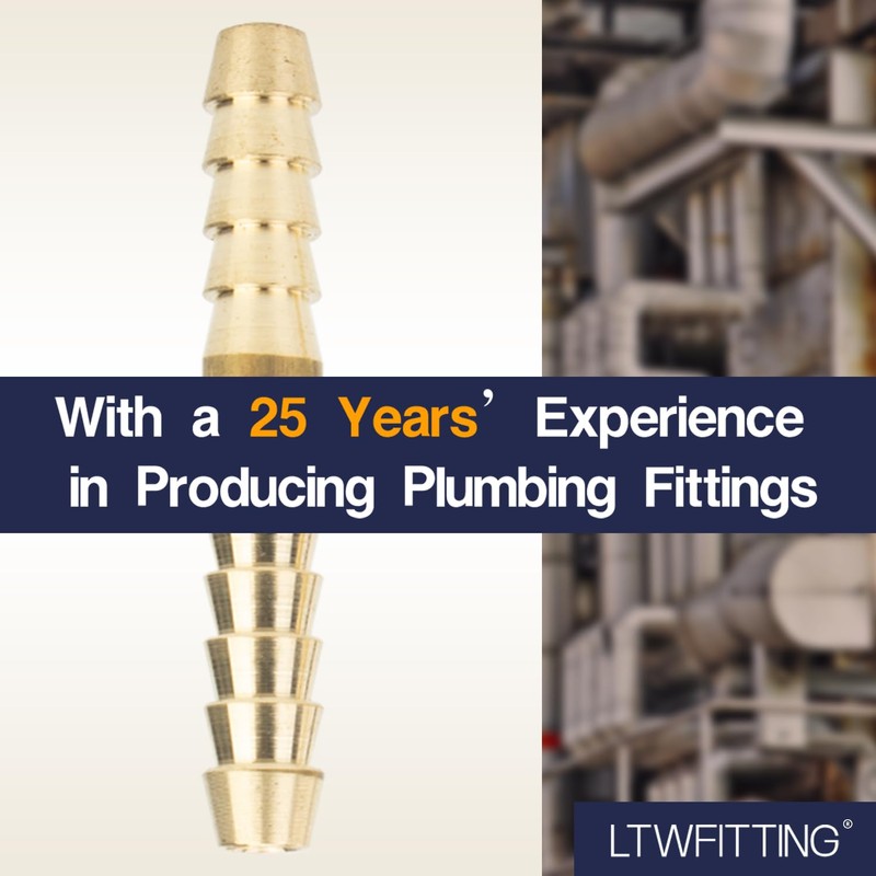 LTWFITTING Brass Reducing Piece for Hose Connection 3 mm Hose