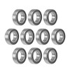 sourcing map Pack of 10 Ball Bearings Deep Groove Ball