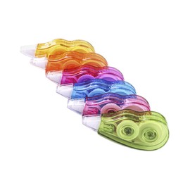 Ciieeo 6pcs Correction Tape Portable Tape Household Tape Gadgets for Kids Suits for Kid Suit Kids Stationary White Ink Cute Correction Roller Pp Child Pack Translucent