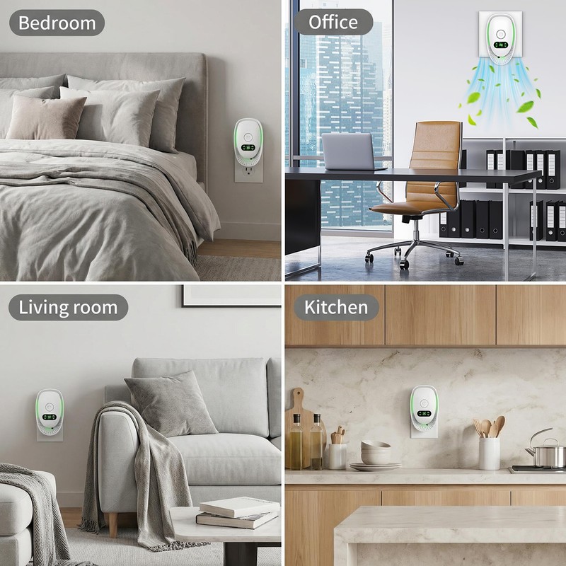 KeeKit Plug In Air Purifier, 4 Pack Negative Ion Air