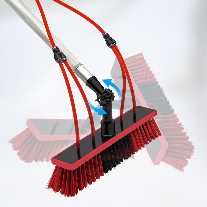 DYRABREST Water Fed Pole Kit Window Cleaning Brush Outdoor Window