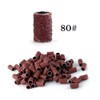 100PCS Nail Sanding Bands 80 for Electric Drill Machines Filing