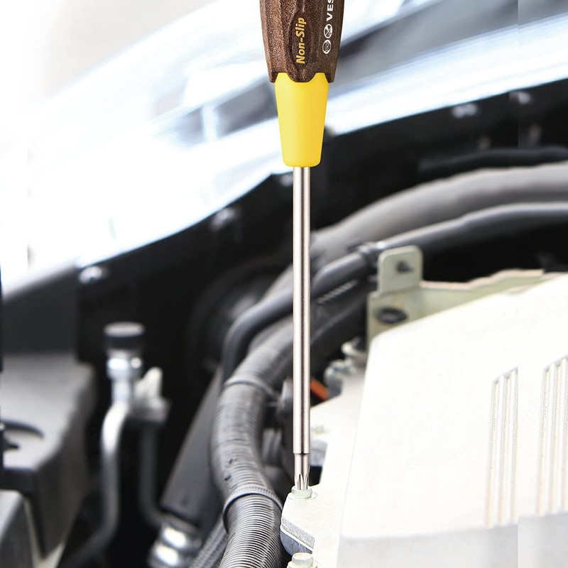 ベッセル(VESSEL) ウッディ トルクスドライバー いじり止め TORX (台紙付) T15H×80 B-340TX