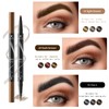 Eyebrow Pencil, Waterproof, 2-in-1 Dual-Ended Microblading Eyebrow Pencil, Microblading Eyebrow