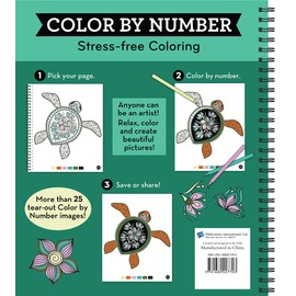 Brain Games - Color by Number: Stress-Free Coloring (Green)