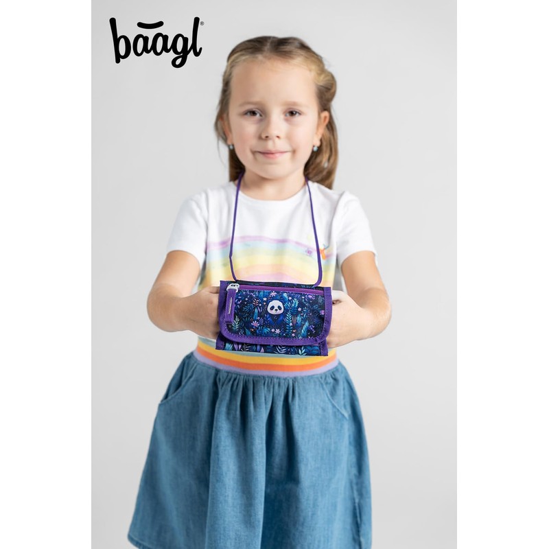 Baagl Children's Neck Pouch - Wallet for Boys - Purse,