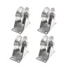 Pulley Wheel Stainless Steel V Groove Plate Casters Heavy Duty