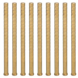 PATIKIL 350 Grain Archery Arrow Brass Insert, 9 Packs Insert Screw Copper Brass Arrow for .244/6.2mm Carbon Arrows