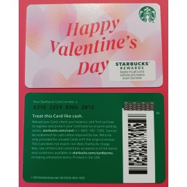 STARBUCKS CARD 2024 " HAPPY VALENTINE'S DAY " BRAND NEW  GREAT PRICE
