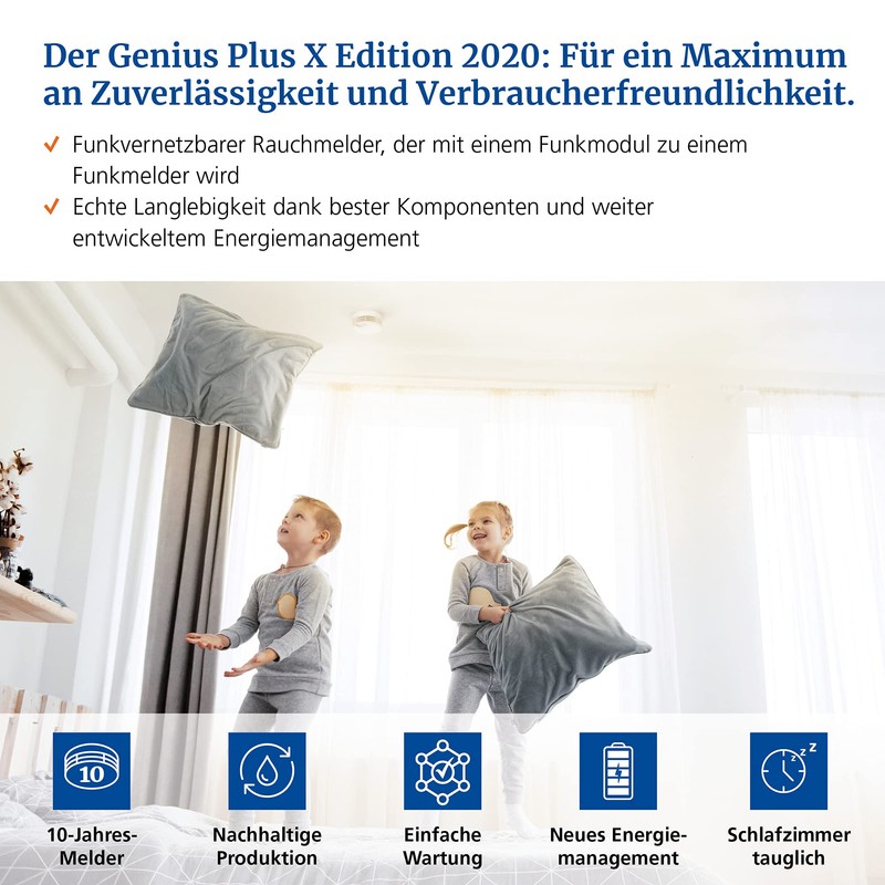 Hekatron Genius Plus X Model Year Smoke Alarm