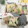 BAOKU Pink Roses and Butterfly Pattern Decorative Cushion Covers 18x18