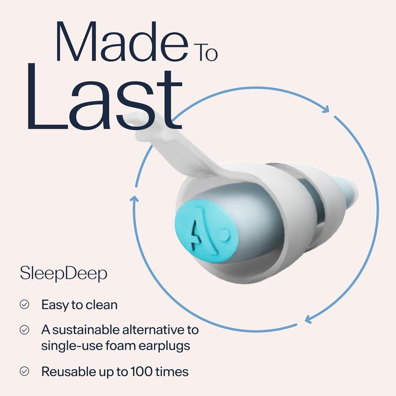 Alpine SleepDeep – Ear Plugs for Sleep - New 3D
