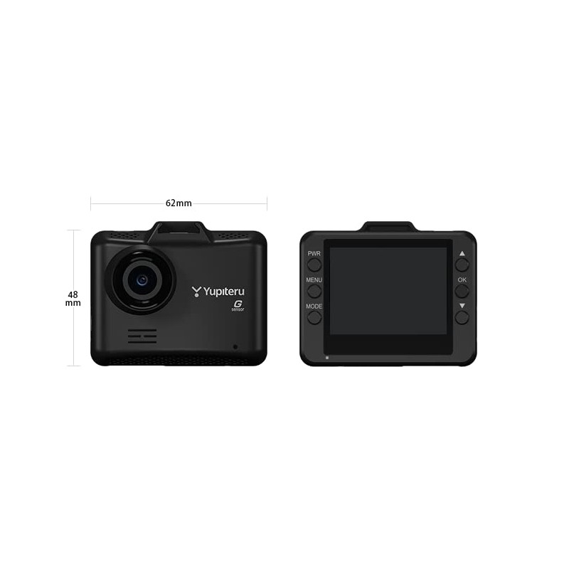 Yupiteru DRY-ST510P Dash Camera, Front 1 Camera, 1 Million Pixels,