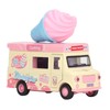 1:36 Magnetic Induction Alloy Die Cast Food Truck Kid Light